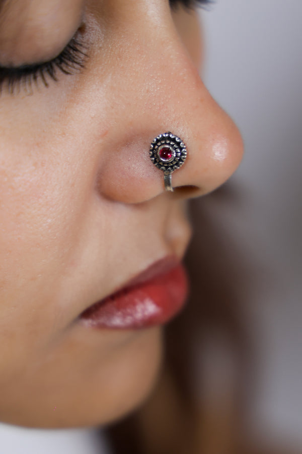 Ruhani Nath-Piercing Free: Clip On,Fully Adjustable,Comfort Fit,Free Sized