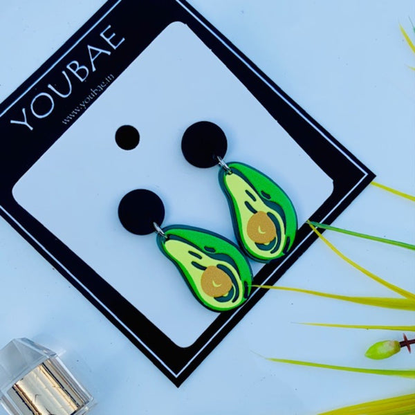 Quirky Avacado Earrings