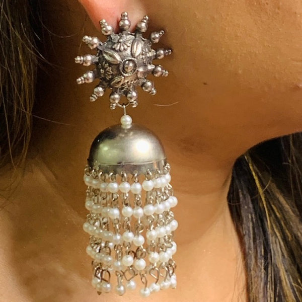 Pearl Jhumkas