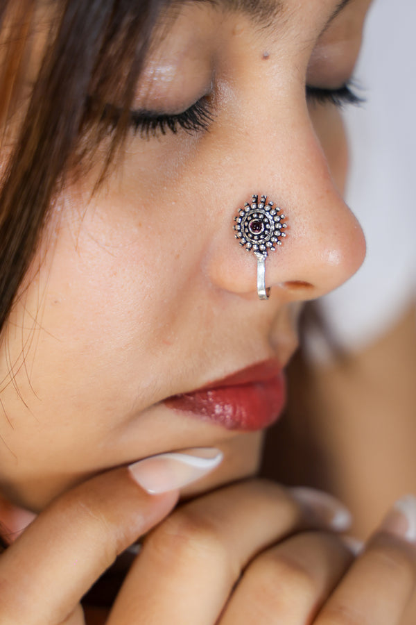 Aarunya Nath-Piercing Free: Clip On,Fully Adjustable,Comfort Fit,Free Sized