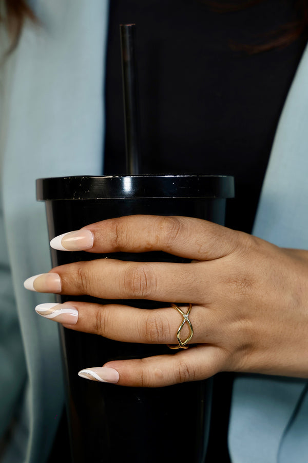 Luce Infinita Free Sized - Adjustable Brass Ring