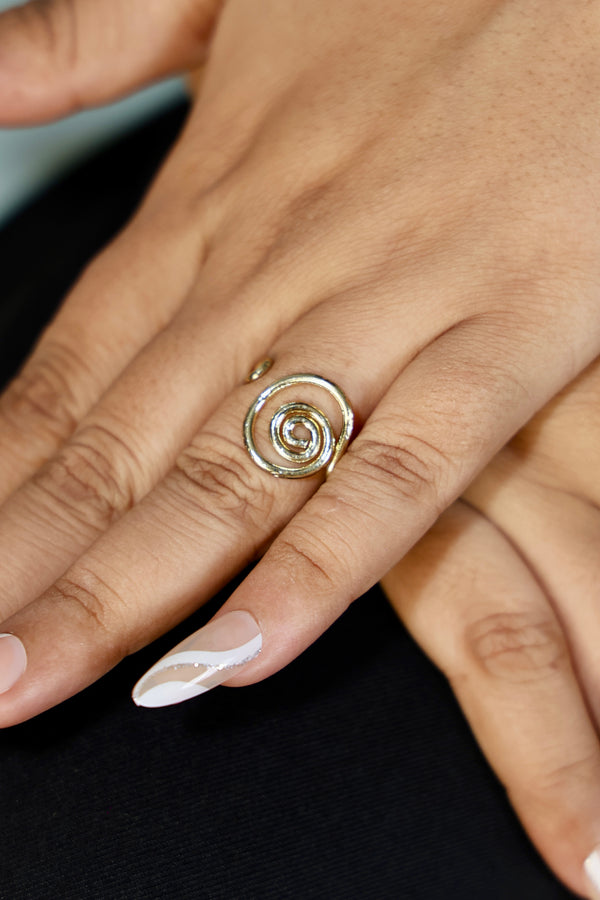 Raggio di Sole Free Sized - Adjustable Brass Ring