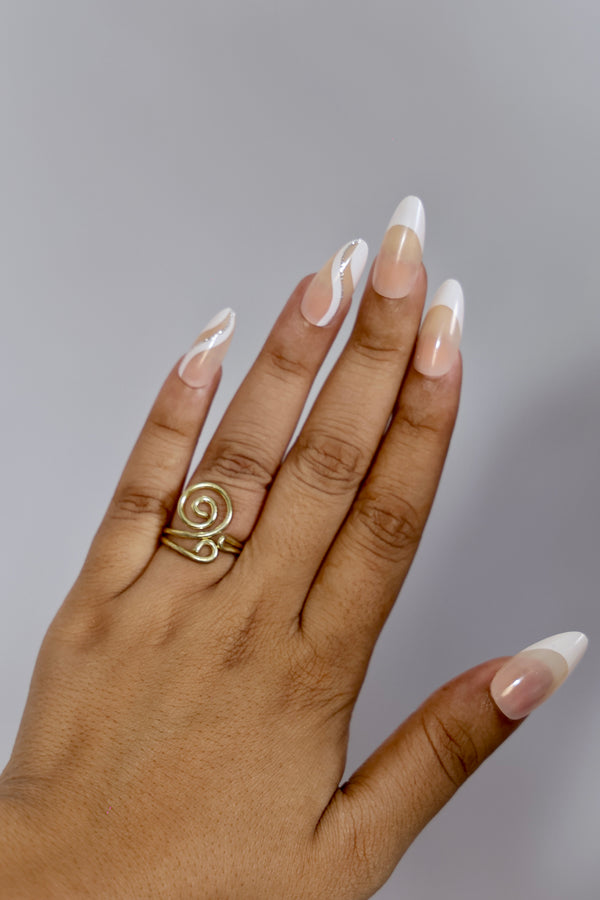 Semplice Lusso Free Sized - Adjustable Brass Ring