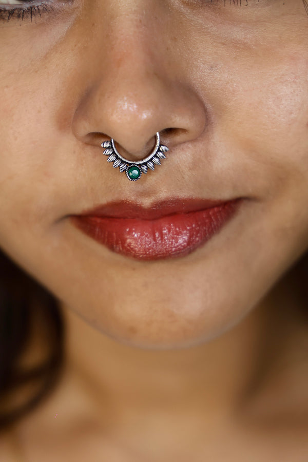 Navya Noor-Piercing Free: Clip On,Fully Adjustable,Comfort Fit,Free Sized