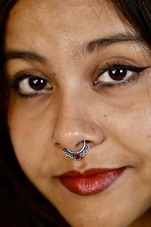 Raahi-Piercing Free: Clip On,Fully Adjustable,Comfort Fit,Free Sized