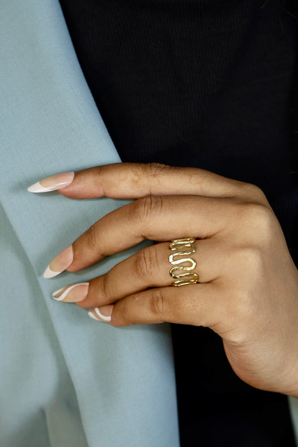 Animate d’Oro Free Sized - Adjustable Brass Ring