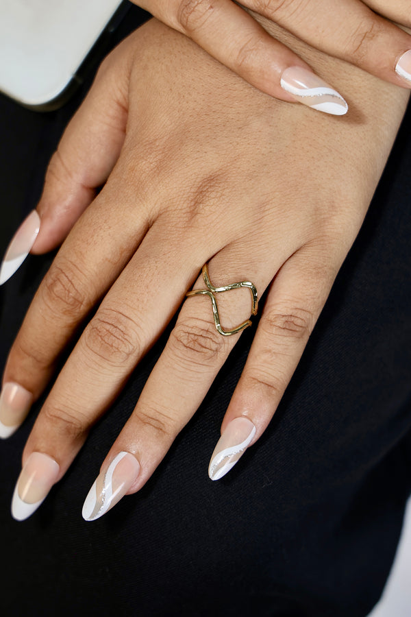 Oro Libero Free Sized - Adjustable Brass Ring