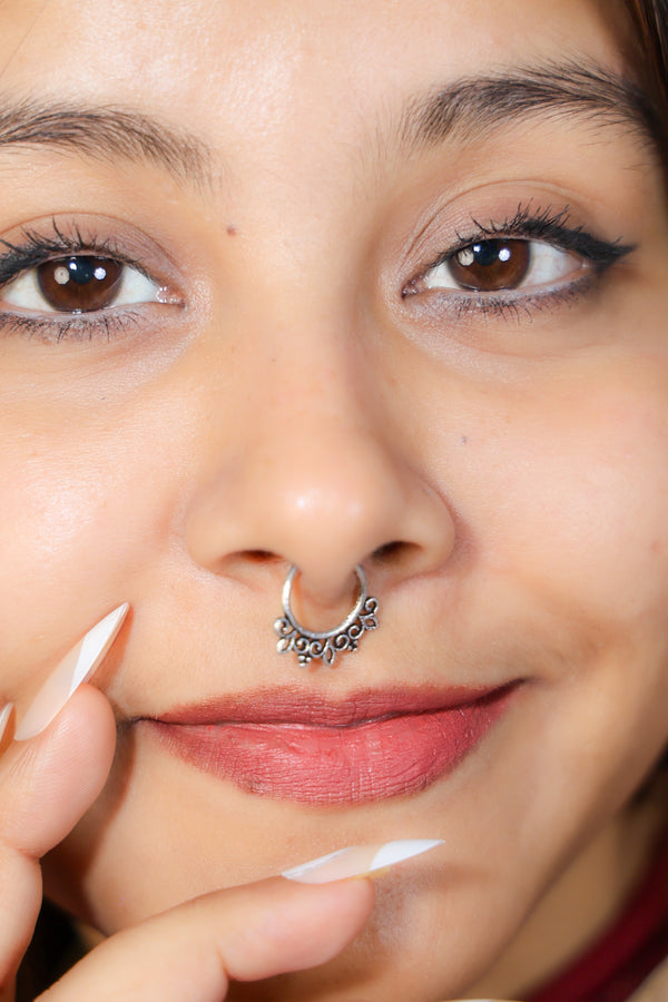 Nayana-Piercing Free: Clip On,Fully Adjustable,Comfort Fit,Free Sized