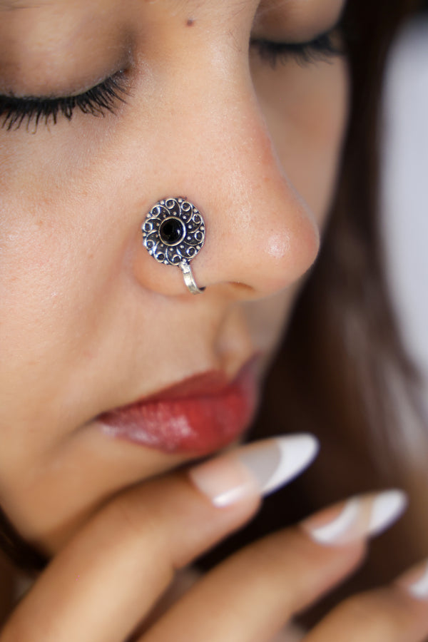 Kumudini Nath-Piercing Free: Clip On,Fully Adjustable,Comfort Fit,Free Sized