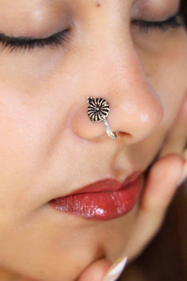 Aaranya -Piercing Free: Clip On,Fully Adjustable,Comfort Fit,Free Sized