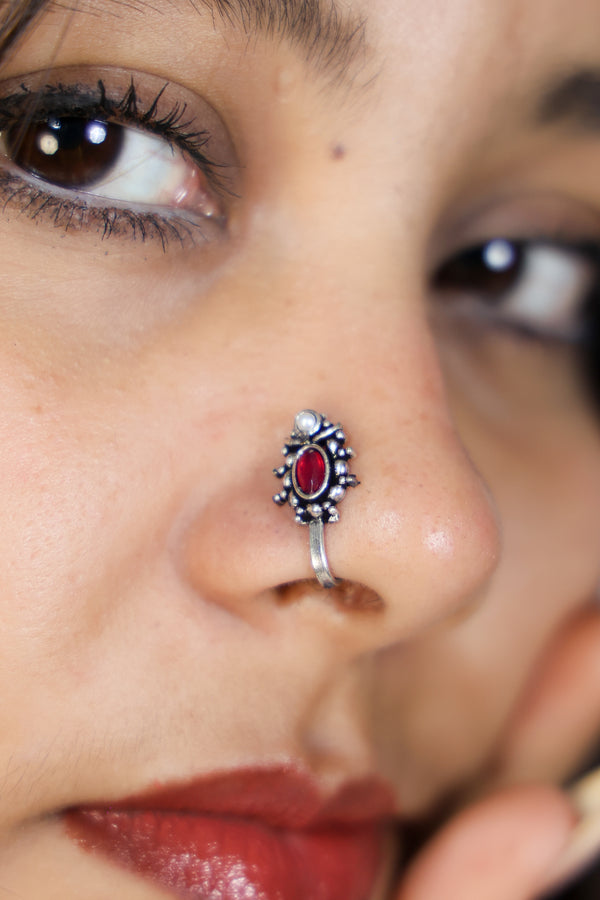 Roohi Nath-Piercing Free: Clip On,Fully Adjustable,Comfort Fit,Free Sized