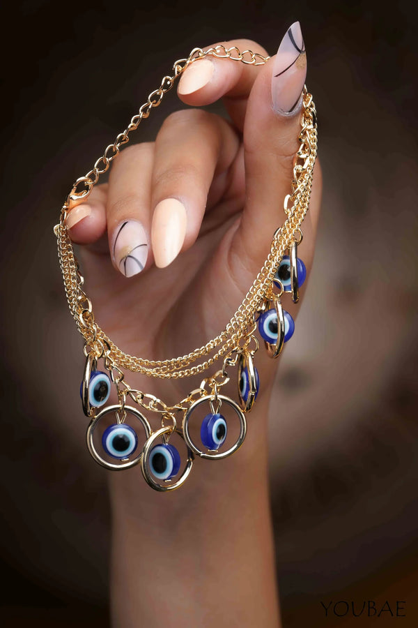 Aoife Evil Eye Layered Bracelet