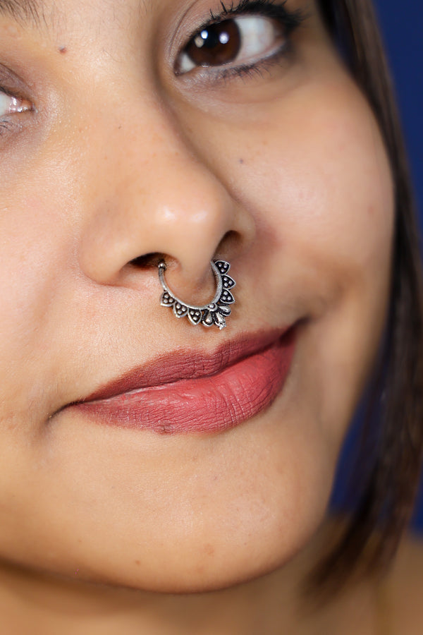 Tisya-Piercing Free: Clip On,Fully Adjustable,Comfort Fit,Free Sized