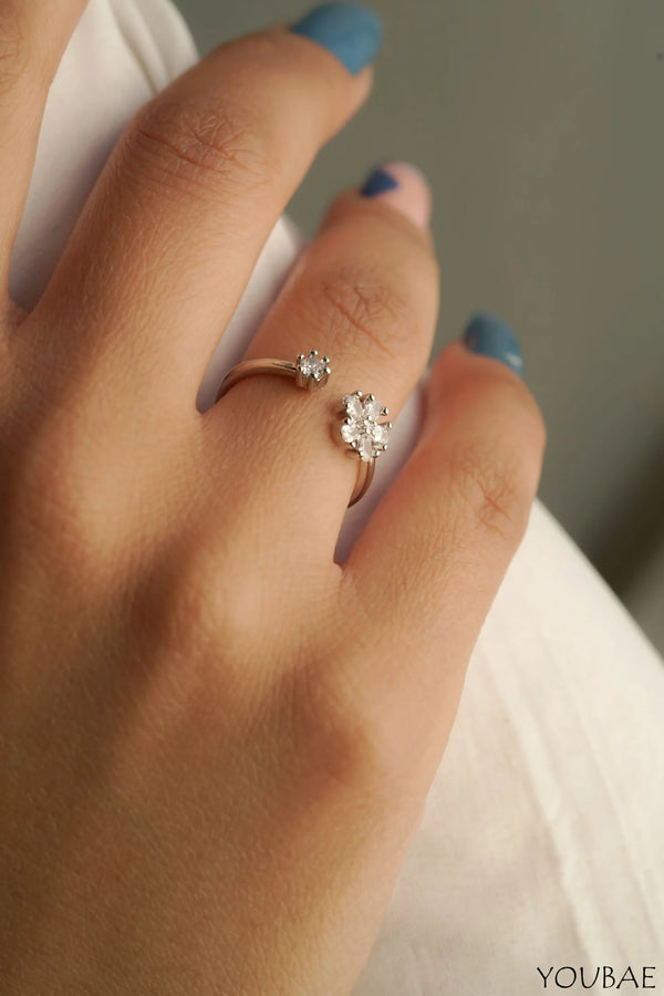 Ricky Anti Tarnish Ring - Silver, Free Size, Adjustable