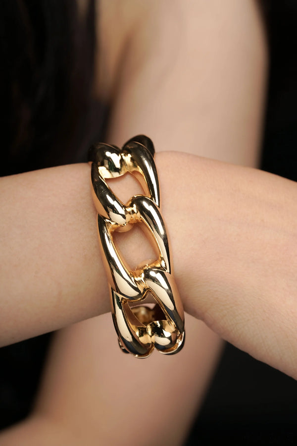 Amanda Free Size Chunky Anti Tarnish Bracelet - Single