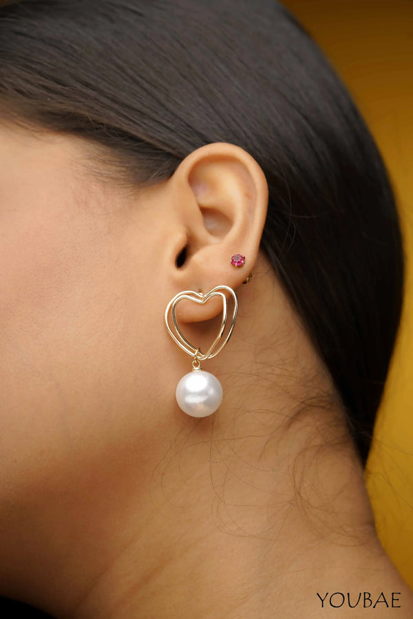 Bria Pearl Drop Studs