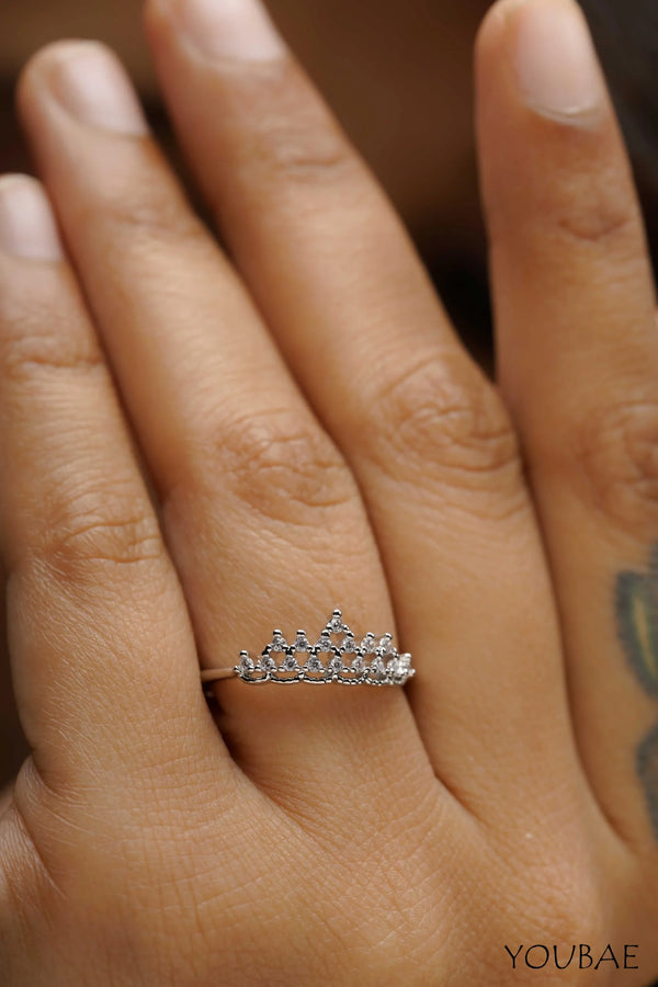 Viviana Free Size Adjustable Anti Tarnish Ring-Silver