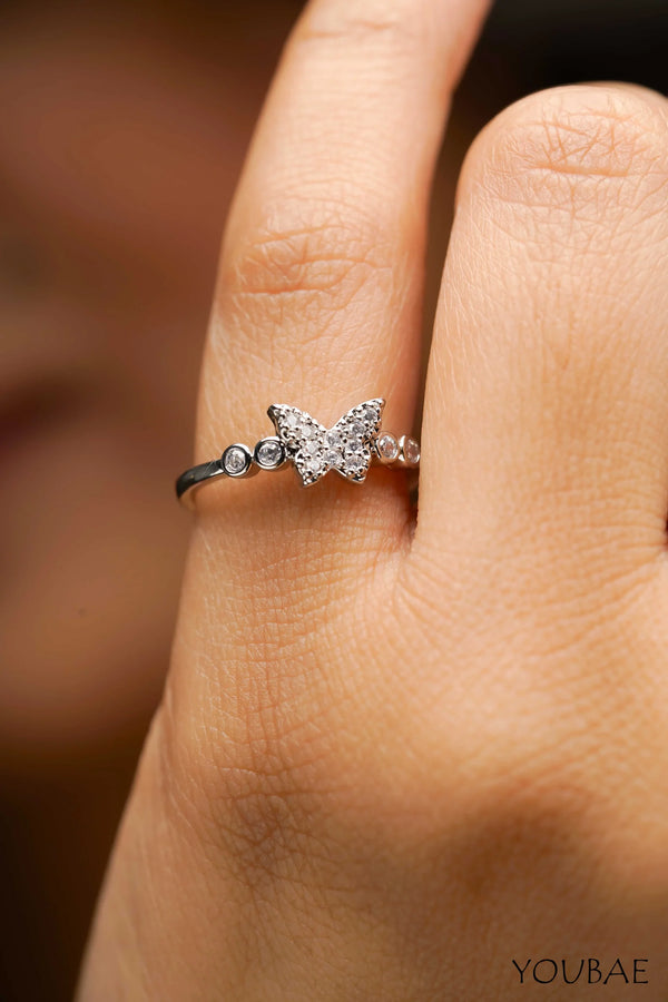 Imani Free Size Adjustable Anti Tarnish Ring-Silver