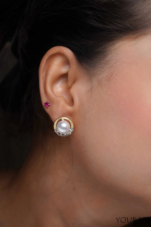 AD Pearl Studs