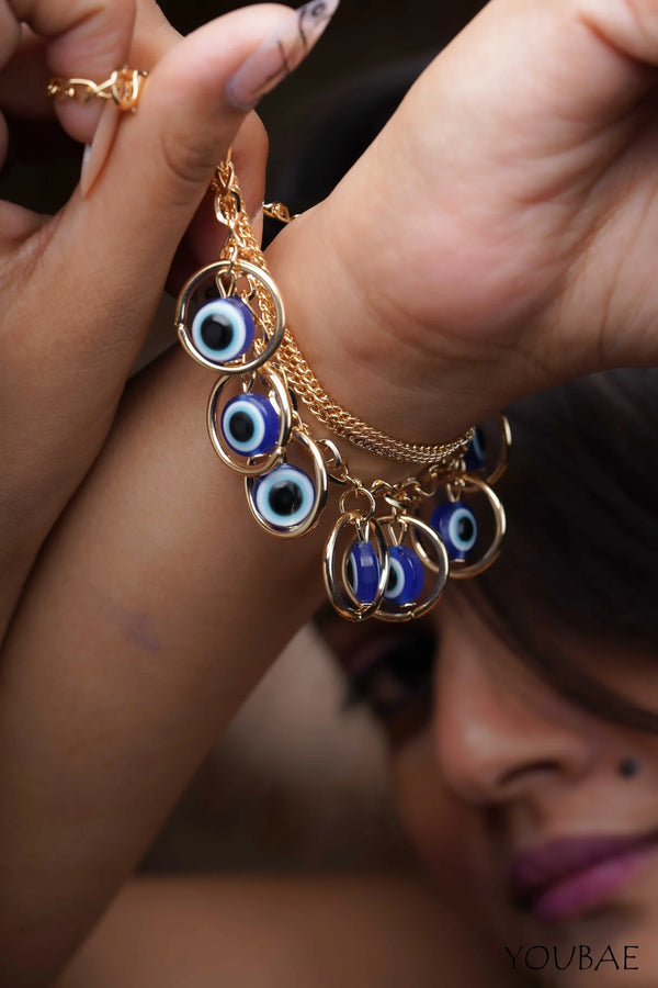 Aoife Evil Eye Layered Bracelet