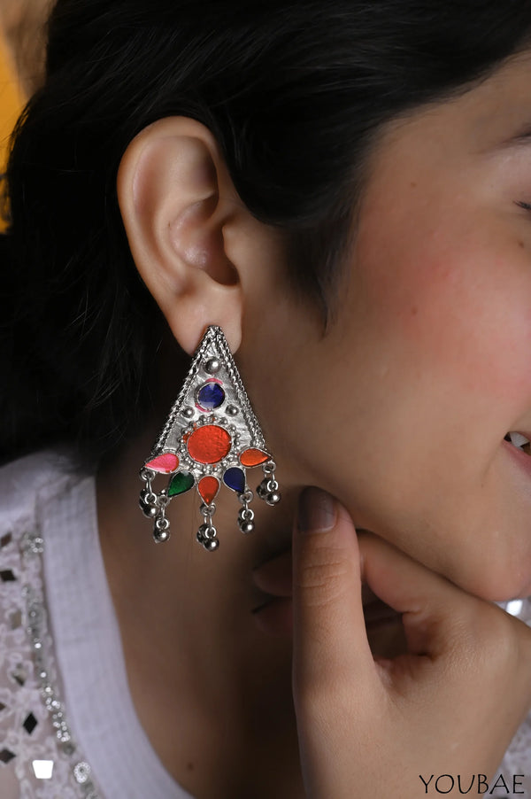 Rangeela Triangle Studs
