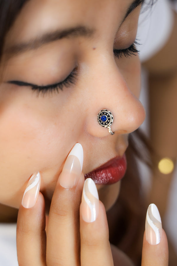 Sajni Nath-Piercing Free: Clip On,Fully Adjustable,Comfort Fit,Free Sized