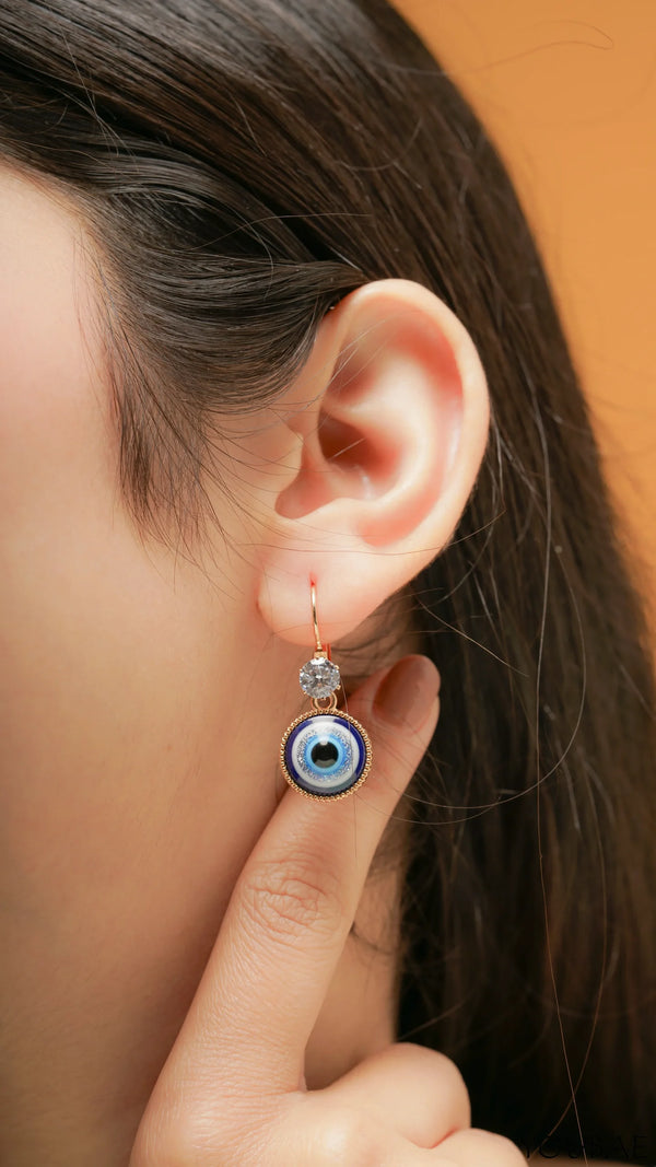 Evil Eye Drop Earrings