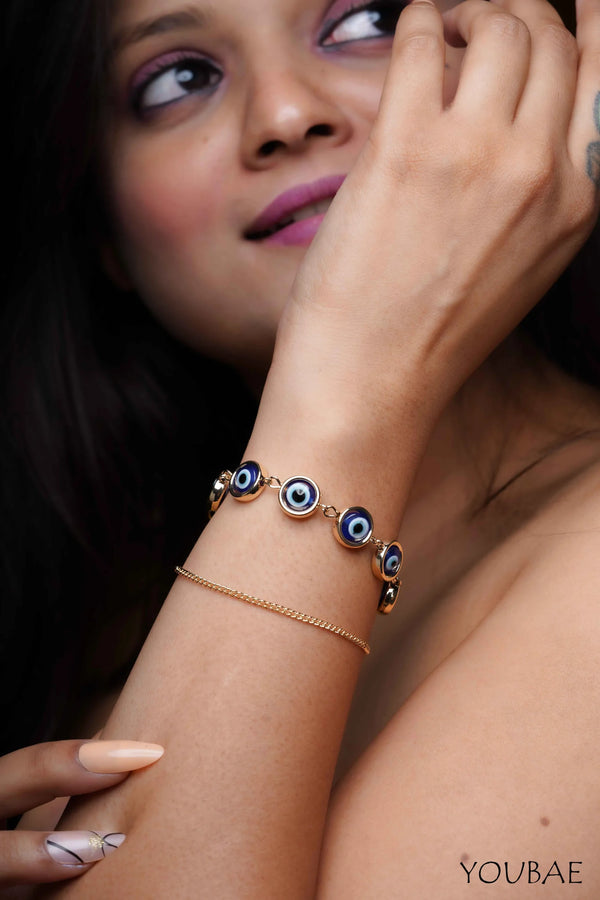 Evil Eye Layered Bracelet