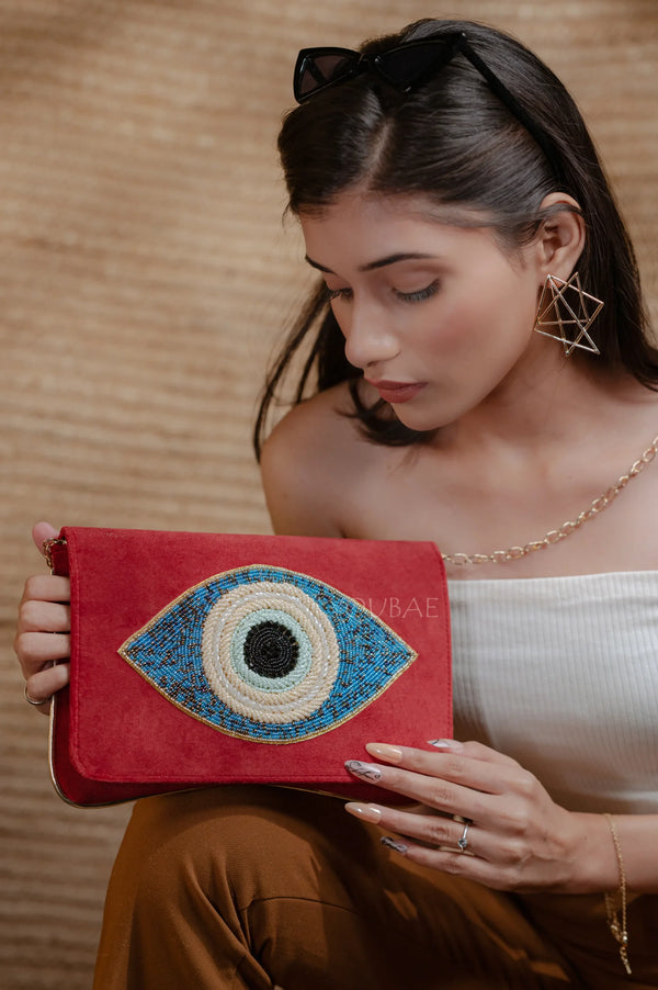 Evil Eye-Red Bag