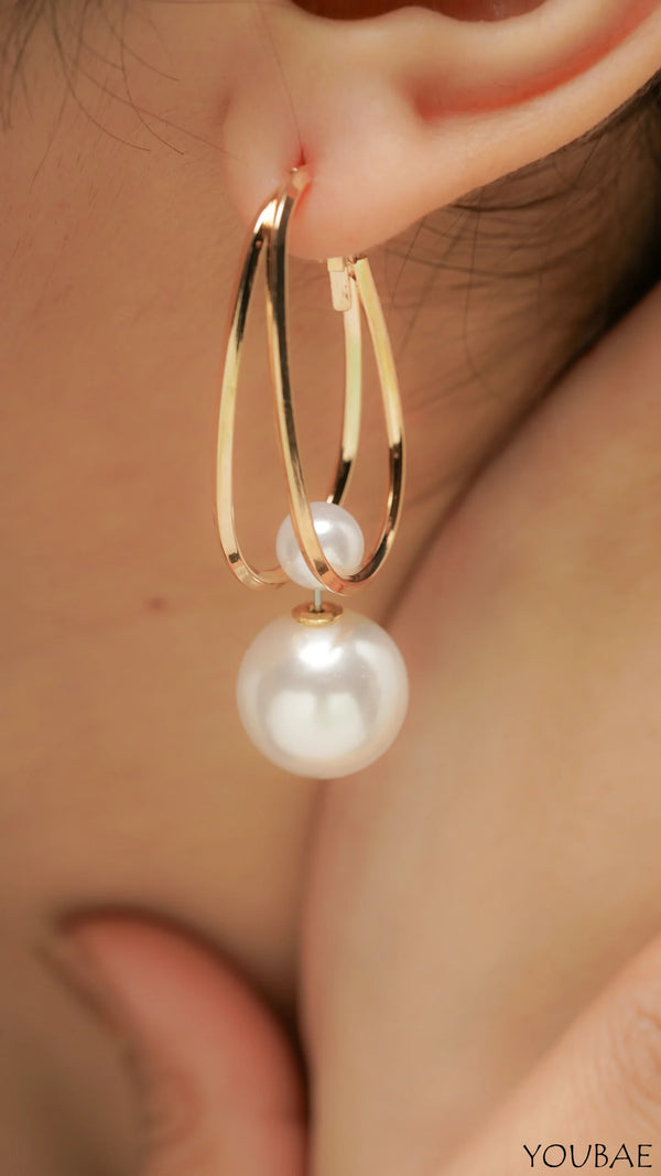 5 in 1 Classic Pearl & Hoop (5 Style in 1)