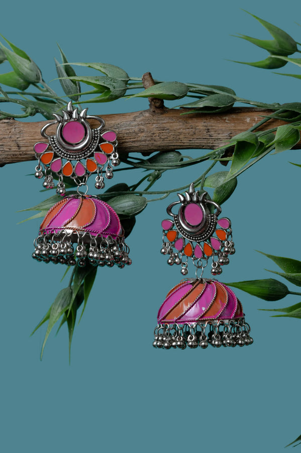 Fuschia Jhumka