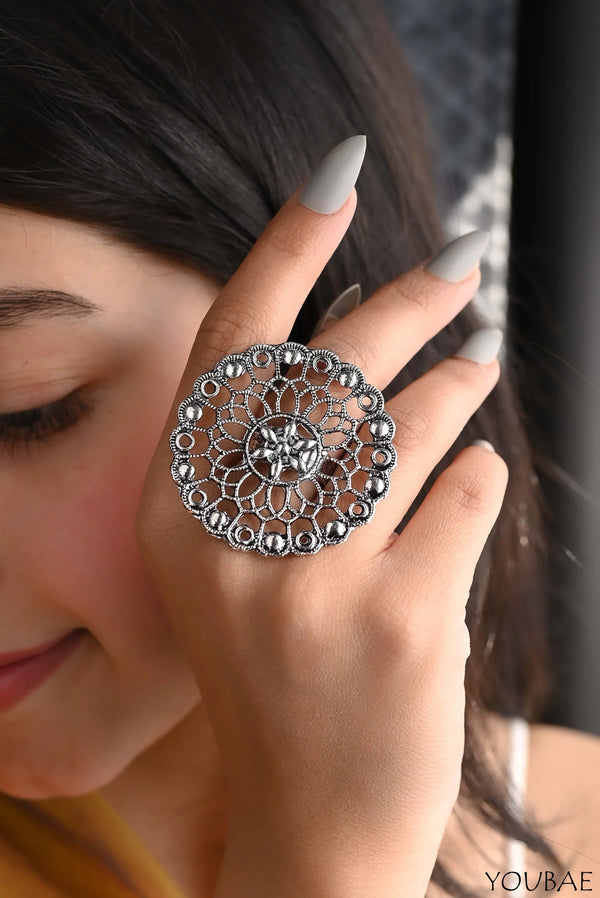 Hadeel Oxidised Ring