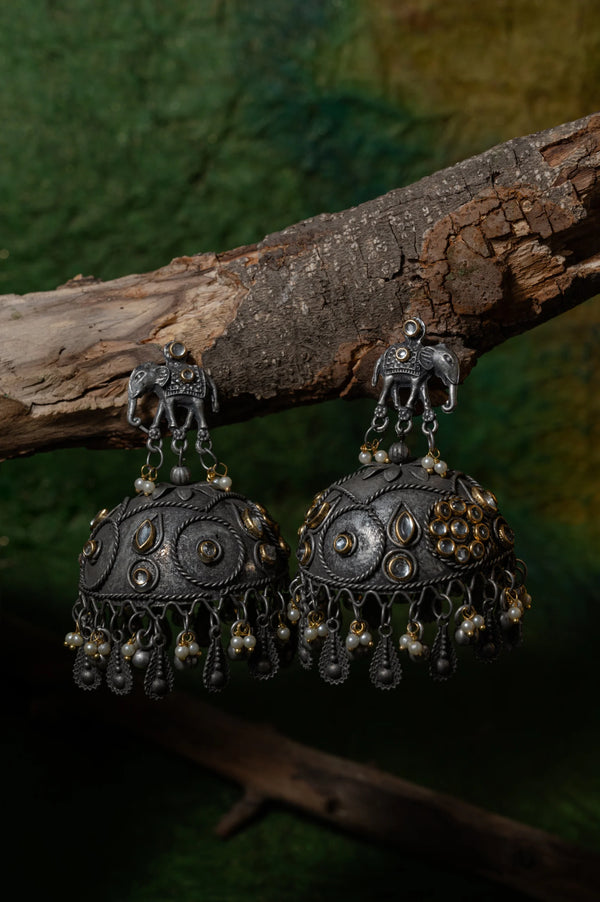 Hasi Dual Tone Jhumka