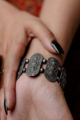 Ati Black Oxidised Kada