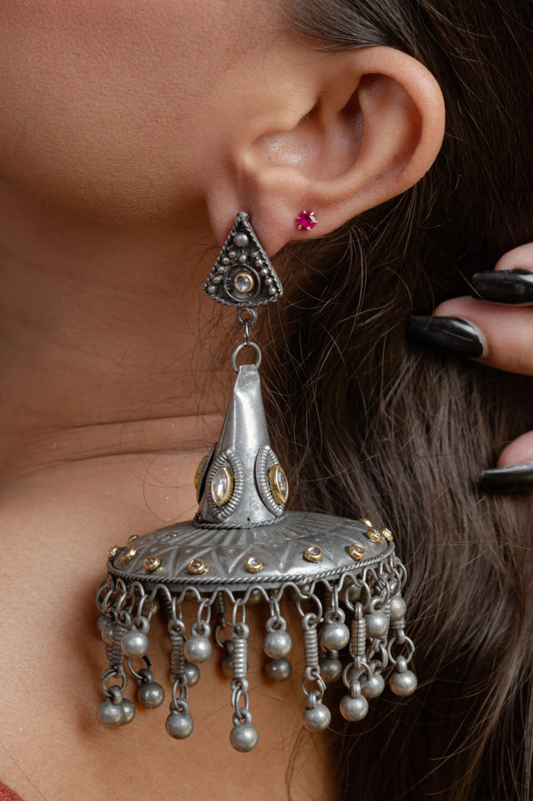 Kashmiri Dual Tone Jhumka