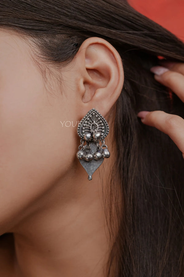 Leaf Ghungroo GS Earrings