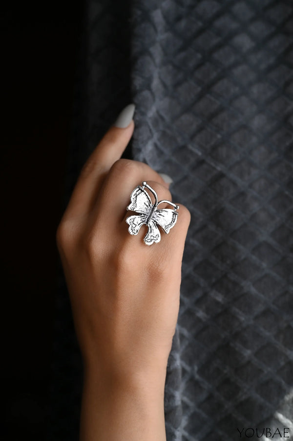 Statement Butterfly Ring