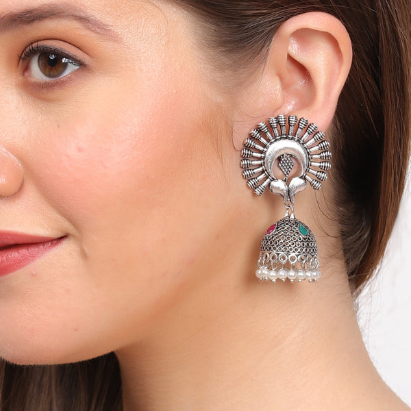 Tirumala German Silver Jhumka