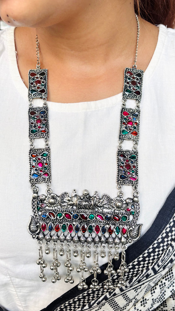 Rangeeli Neckpiece Set- With Matching Earrings