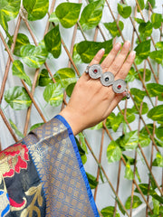 Jenisha Oxidised Ring