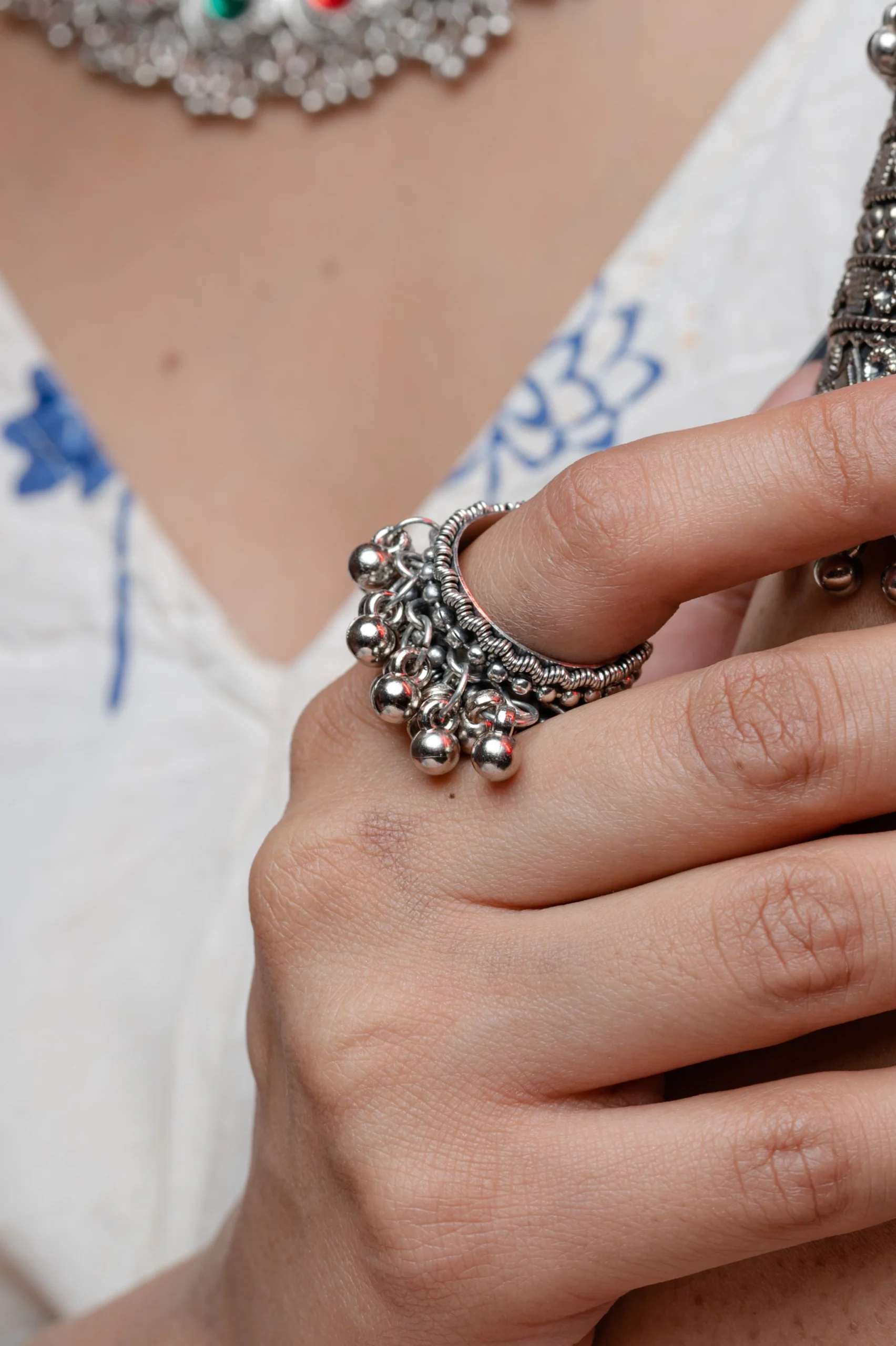 Surya Ghungroo Finger Ring – Gypsy Maal