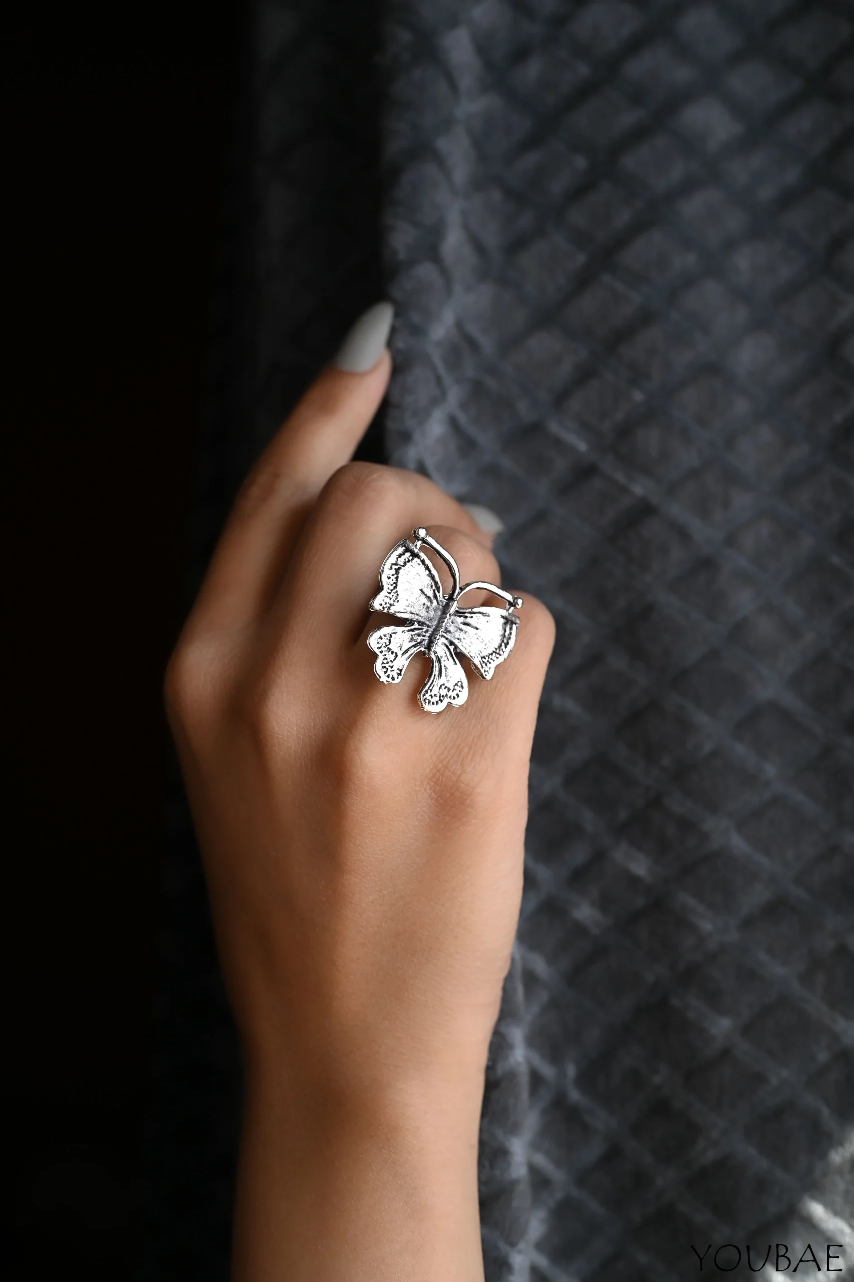 Statement Butterfly Ring - Shop for Korean Skincare, Cosmetics, Beauty ...